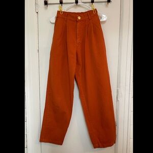 Orange Trousers by Big Bud Press size XXS
